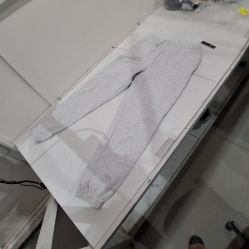 WOMEN'S NO BOUNDARIES OVERSIZED JOGGER TRACK PANTS - MEDIUM - GREY (STYLE: NBF59557LDM) image 2