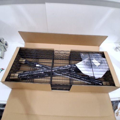 BOMYEES HEAVY DUTY 5-SHELF WIRE SHELVING UNIT WITH ADJUSTABLE LAYER SHELVES FOR STORAGE, 36" L×14" W×72", BLACK, (MODEL: ‎BESTFORLESS-WS-775-BLACK) image 2