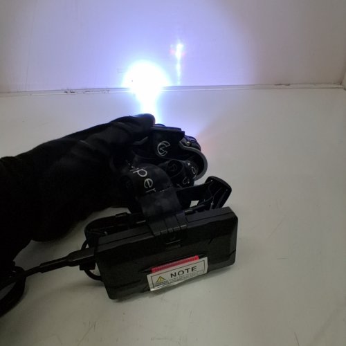 VICTOPER WATERPROOF SUPER BRIGHT RECHARGEABLE HEAD LIGHT - 18000 LM - BLACK / BLUE (MODEL: V8000) image 2