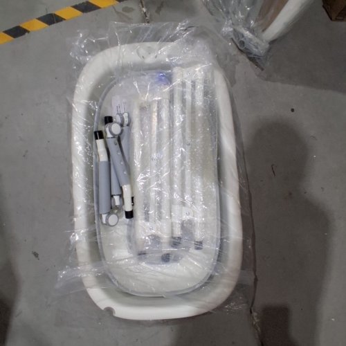 LIFTNEST 2-IN-1 BABY BATHTUB WITH CHANGING TABLE AND STAND - WHITE/GREY (MODEL: 10708-GY+WH) image 7