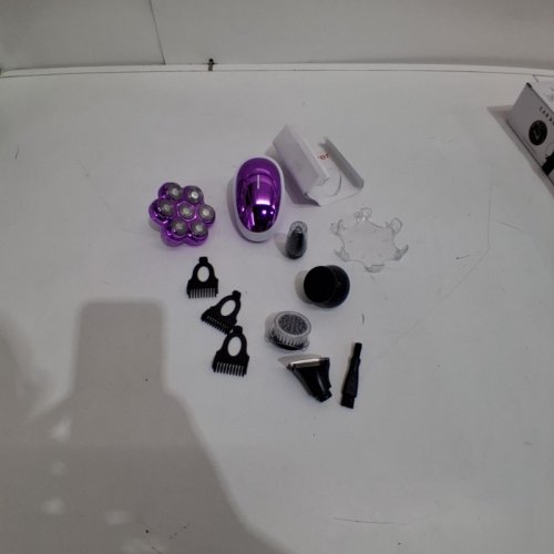 WEQEE 5 IN 1 WATERPROOF ELECTRIC SHAVER - 5W - 90MIN RUNTIME - PURPLE (MODEL: HM-1698) image 4