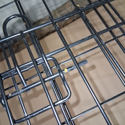 BESTPET DOUBLE-DOOR METAL DOG CRATE - EXTRA LARGE/ 42" - BLACK image 4