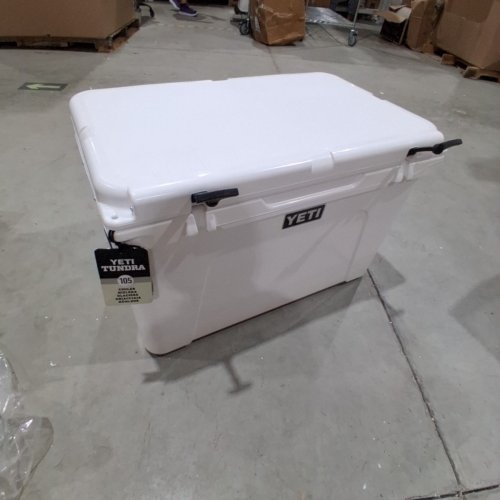 YETI TUNDRA 105 COOLER WITH A 67 CAN CAPACITY - WHITE (MODEL: ‎YT105W) image 2