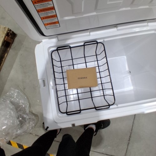 YETI TUNDRA 105 COOLER WITH A 67 CAN CAPACITY - WHITE (MODEL: ‎YT105W) image 3