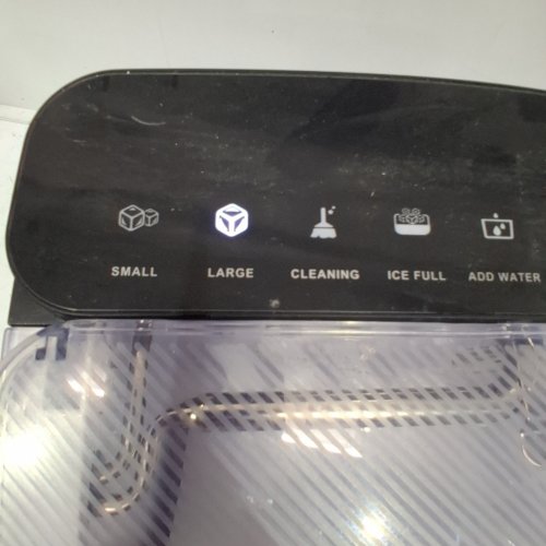 EUHOMY SELF-CLEANING BULLET COUNTERTOP PORTABLE ICE MAKER - MAKES 27LB PER DAY - BLACK (MODEL: IMB1008CA-UL) image 2