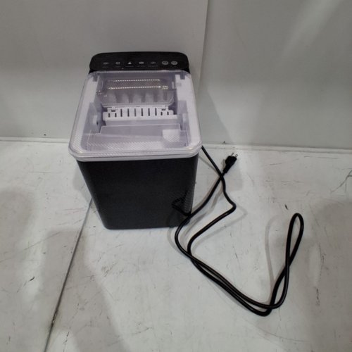 EUHOMY SELF-CLEANING BULLET COUNTERTOP PORTABLE ICE MAKER - MAKES 27LB PER DAY - BLACK (MODEL: IMB1008CA-UL) image 3