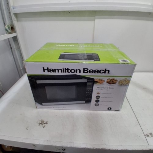 HAMILTON BEACH COUNTERTOP MICROWAVE OVEN - 0.9 CU. FT. - 900W - BLACK (MODEL: HBCMPG09S1-L2) image 11