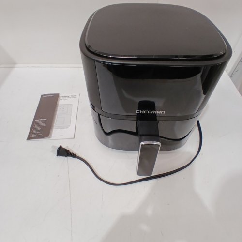 CHEFMAN TURBOFRY TOUCH EASY VIEW AIR FRYER- 4L - BLACK (MODEL: ‎RJ38-4TW-BLACK-CA) image 3