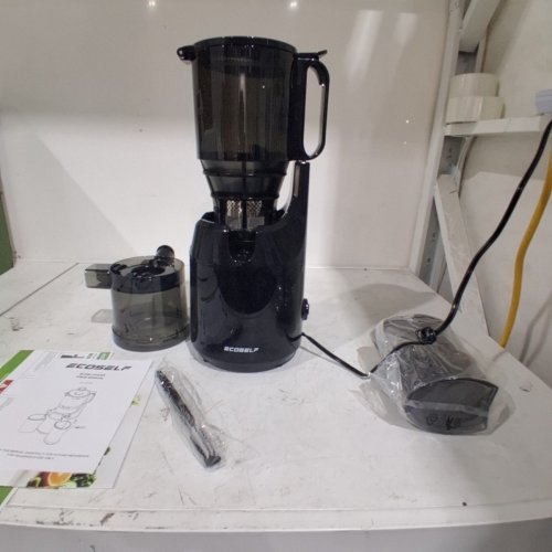 ECOSELF COLD PRESS JUICER MACHINE FOR WHOLE FRUITS & VEGTABLES - 57 OZ - 5.3" - BLACK (MODEL:SJ-023A) image 5