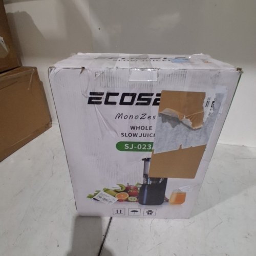 ECOSELF COLD PRESS JUICER MACHINE FOR WHOLE FRUITS & VEGTABLES - 57 OZ - 5.3" - BLACK (MODEL:SJ-023A) image 7