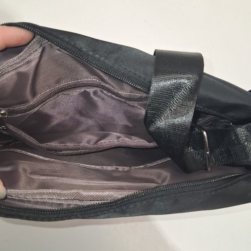 WOMEN'S JINGPIN CROSSBODY BAG - 12" X 9" - BLACK image 3