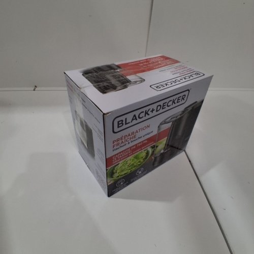 BLACK AND DECKER 3 CUP ONE-TOUCH ELECTRIC CHOPPER - BLACK (MODEL: HC300) image 4