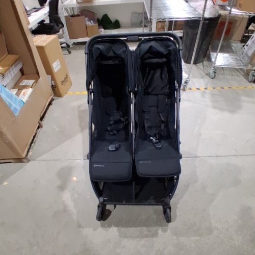 UPPABABY MINU DUO SIDE-BY-SIDE DOUBLE STROLLER LIGHTWEIGHT + COMPACT DESIGN - 100LBS CAP - 26" WIDE - JAmes (MODEL: 0801-MND-NA) image 2