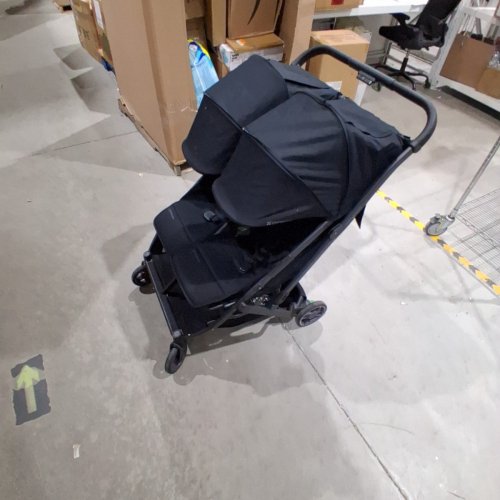 UPPABABY MINU DUO SIDE-BY-SIDE DOUBLE STROLLER LIGHTWEIGHT + COMPACT DESIGN - 100LBS CAP - 26" WIDE - JAmes (MODEL: 0801-MND-NA) image 3