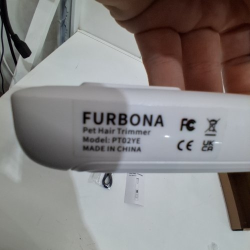 FURBONA DOG PAW HAIR TRIMMER - WHITE (MODEL: PT02YE) image 3