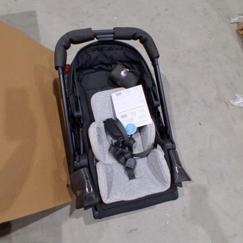 UPPABABY JAKE BASSINET V3 WITH SHEET AND BUG - COMPATIBLE WITH VISTA, CRUZ, RIDGE STROLLERS - 20LBS MAX - CHARCOAL BLACK - (MODEL: 0903-BAS-NA-JKE) image 2