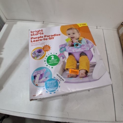BRIGHT STARTS LEARN TO SIT FLOOR SEAT - 4-12 MONTHS - PURPLE PARADISE (MODEL : 13114) image 3