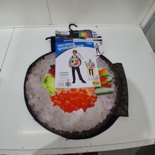 BOYS PARTYHOLIC ROLL WITH IT SUSHI COSTUME - OSFM - ASSORTED COLOURS image 2