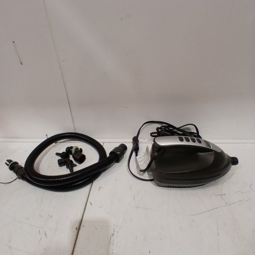 SERENELIFE ELECTRIC AIR PUMP COMPRESSOR/INFLATOR - DC 12V 110 WATTS - SILVER/BLACK (MODEL: SLPUMP20) image 3