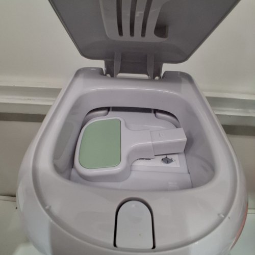 DIAPER GENIE PLATINUM STAINLESS STEEL DIAPER PAIL - 27" - SAGE GREEN (MODEL: I000811) image 5