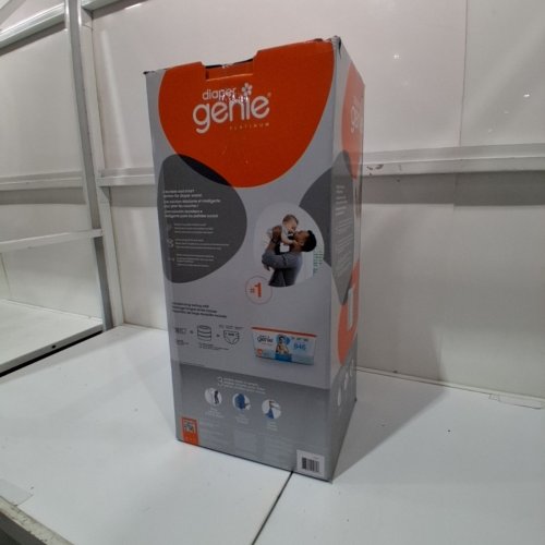 DIAPER GENIE PLATINUM STAINLESS STEEL DIAPER PAIL - 27" - SAGE GREEN (MODEL: I000811) image 6