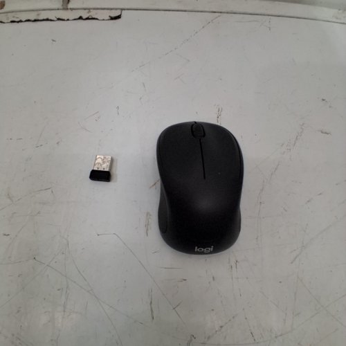 LOGITECH M317 WIRELESS COMPACT ERGONOMIC MOUSE - BLACK - (MODEL: 910-002901) image 3
