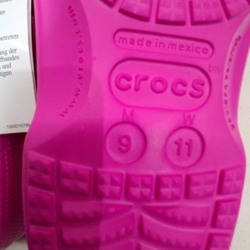 CROCS BAYA CLOGS - MEN: 9, WOMEN: 11 - ELECTIRC PINK image 4