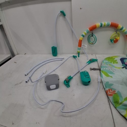 BABY BRIGHT STARTS NO SLIP BOUNCER SOOTHING VIBRATIONS INFANT SEAT - RAINFOREST VIBES - MULTICOLOUR - (MODEL: 12227-ES) image 4