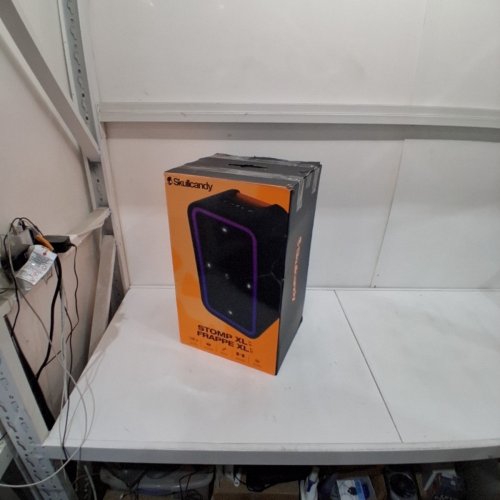 SKULLCANDY STOMP XL WIRELESS BLUETOOTH PARTY SPEAKER - INTEGRATED CARRY HANDLE​, IPX5 WATER RESISTANCE, 12-HOUR BATTERY LIFE - BLACK ORANGE (MODEL:2SKSK1851/4449801) image 9