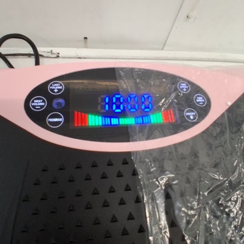 VIBRATION PLATE WITH 200 SPEEDS - 400LB MAX - PINK (MODEL: SZJ-01) image 2