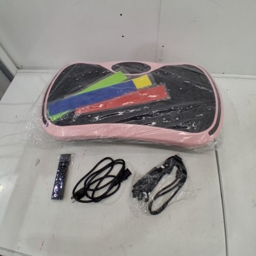 VIBRATION PLATE WITH 200 SPEEDS - 400LB MAX - PINK (MODEL: SZJ-01) image 4