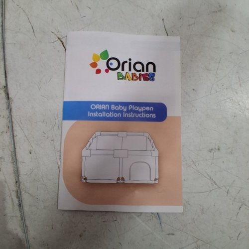 ORIAN BABIES PORTABLE BABY PLAYPEN - 50" X 50" - GREY (MODEL: OPP1) image 4