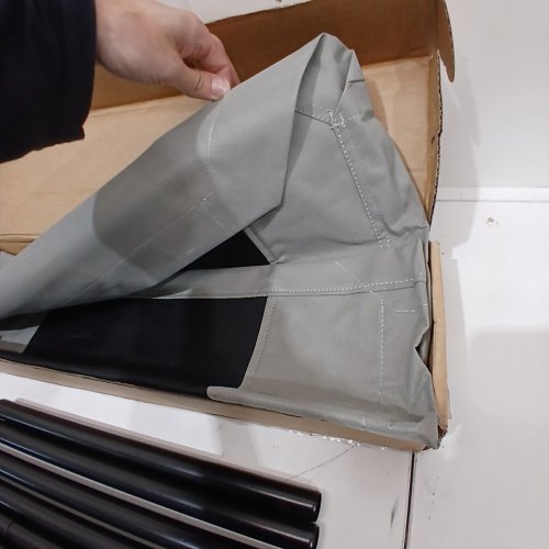 K&H PETS ORIGINAL PET COT RAISED DOG BED - 25" X 32" X 7" H - GREY (MODEL: 1616) image 3