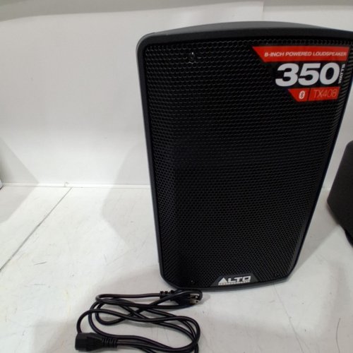 ALTO 350W 8" POWERED PA SPEAKER WITH BLUETOOTH, 2-CHANNEL MIXER & LINE LEVEL FOR MOBILE DJS AND MUSICIANS - BLACK (MODEL: TX408) image 4