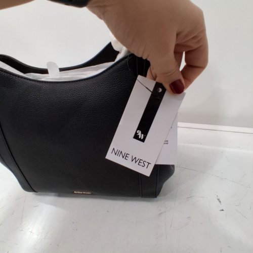 WOMEN NINE WEST CHANNA HANDBAG - BLACK (MODEL:2000382) image 4