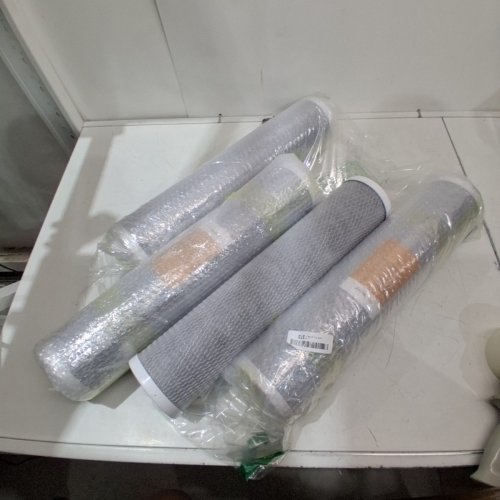 4PK FILTERELATED CARBON BLOCK REPLACEMENT WATER FILTER CARTRIDGES - 20" X 4.5" - GRAY image 3