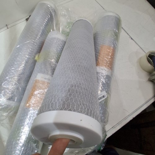 4PK FILTERELATED CARBON BLOCK REPLACEMENT WATER FILTER CARTRIDGES - 20" X 4.5" - GRAY image 4