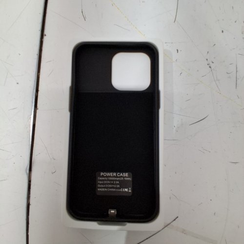 SMART BATTERY CASE FOR IPHONE 14 PRO MAX, 10000mah - BLACK image 2