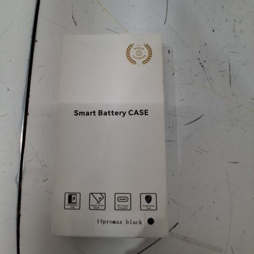 SMART BATTERY CASE FOR IPHONE 14 PRO MAX, 10000mah - BLACK image 3
