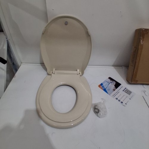 GARVEE TOILET SEAT WITH BUILT IN POTTY - 16" - ALMOND (PHO_0VP6V8IF) image 4