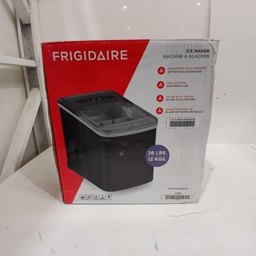 FRIGIDAIRE SELF-CLEANING COUNTERTOP ELECTRIC ICE MAKER - MAKES 26LBS OF ICE/DAY - BLACK (MODEL: EFIC120-BLKSS-SC) image 5