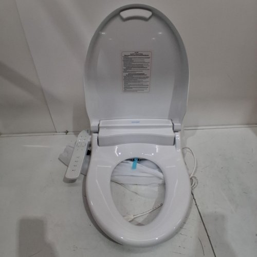 BRONDELL SWASH ELECTRONIC BIDET TOILET SEAT, SIDE ARM CONTROL, WARM WATER WASH, STRONG WASH MODE, STAINLESS-STEEL NOZZLE, NIGHTLIGHT AND EASY INSTALLATION, FITS ELONGATED TOILETS - 20. 8” X 18. 5” X 5. 7” - WHITE - (MODEL:LT89-EW) image 4