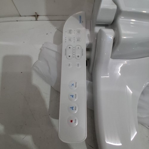 BRONDELL SWASH ELECTRONIC BIDET TOILET SEAT, SIDE ARM CONTROL, WARM WATER WASH, STRONG WASH MODE, STAINLESS-STEEL NOZZLE, NIGHTLIGHT AND EASY INSTALLATION, FITS ELONGATED TOILETS - 20. 8” X 18. 5” X 5. 7” - WHITE - (MODEL:LT89-EW) image 5