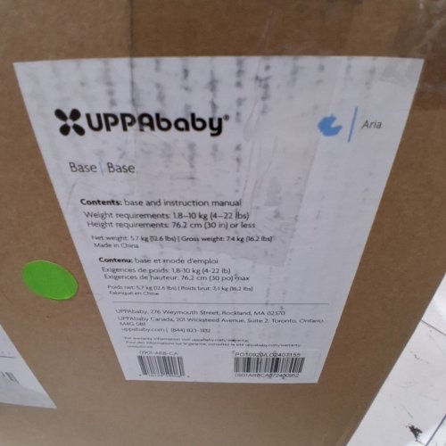 UPPABABY MESA CAR SEAT BASE - FOR MESA AND MESA V2, MESA V3 INFANT CAR SEATS - BLACK (MODEL: 0278) image 6
