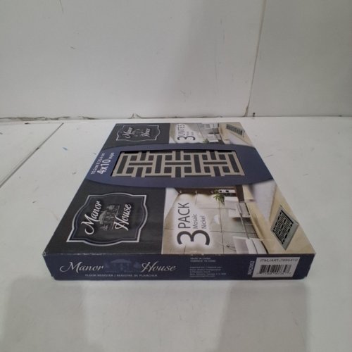 3PK MANOR HOUSE MOSAIC VENT COVER - 4" X 10" - NICKEL (MODEL: MH2002) image 2
