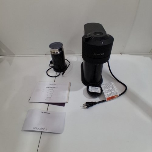 NESPRESSO BY BREVILLE VERTUO NEXT PREMIUM SINGLE SERVE COFFEE & ESPRESSO MACHINE WITH AEROCCINO 3 MILK FROTHER - MATTE BLACK (MODEL: BNV520MTB) image 4