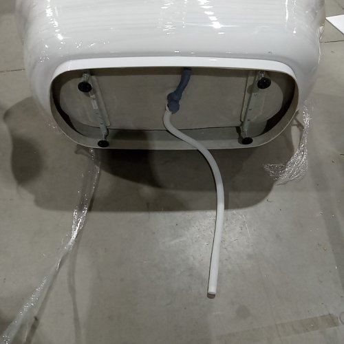 STREAMLINE FREESTANDING OVAL ACRYLIC BATHTUB AND TRAY - 65.5" X 23" - WHITE image 6