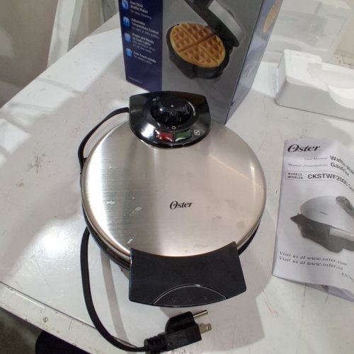 OSTER BELGIAN WAFFLE MAKER, STAINLESS STEEL (MODEL: CKSTWF2000) image 5