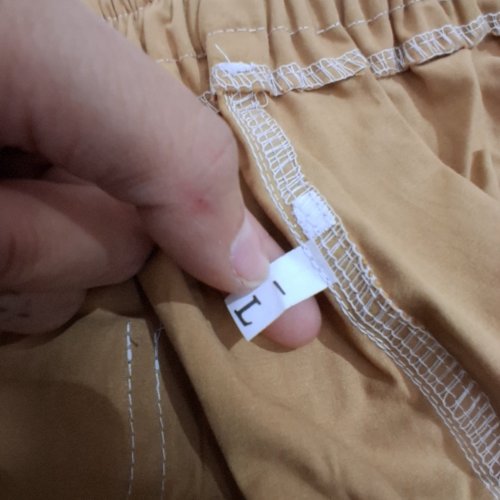 MENS LIGHTWEIGHT MULTI POCKET CARGO SHORTS - LARGE - TAN BROWN image 2