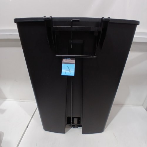 SIMPLEHUMAN PLASTIC SEMI-ROUND STEP-ON TRASH CAN - 50L - GREY image 4
